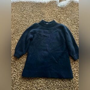 ZARA x KIDS blue sweater dress